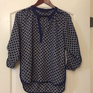 Navy blouse